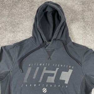 UFC Hoodie Mens Medium Sweatshirt MMA Ultimate Fighting Championship Black